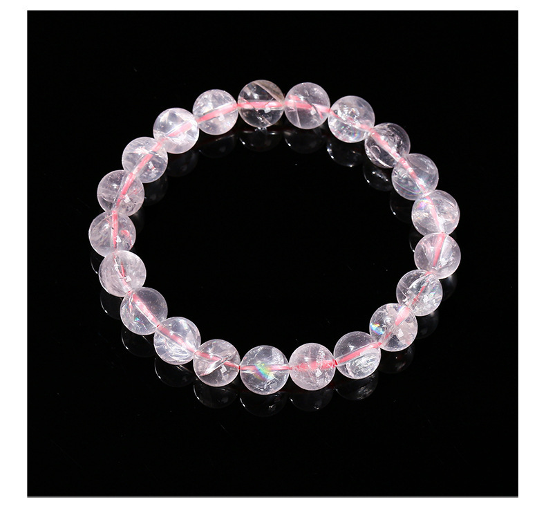 JD Jewelry Natural Pink Aries Seven-Color Starlight Crystal Bracelet Fashion High-End Round Bead Accessories For Women