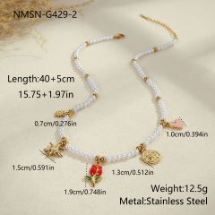 Flower Pearl Necklace XL0970