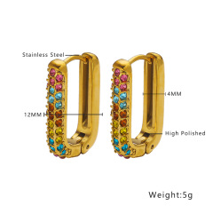 Gold + Colorful Crystals