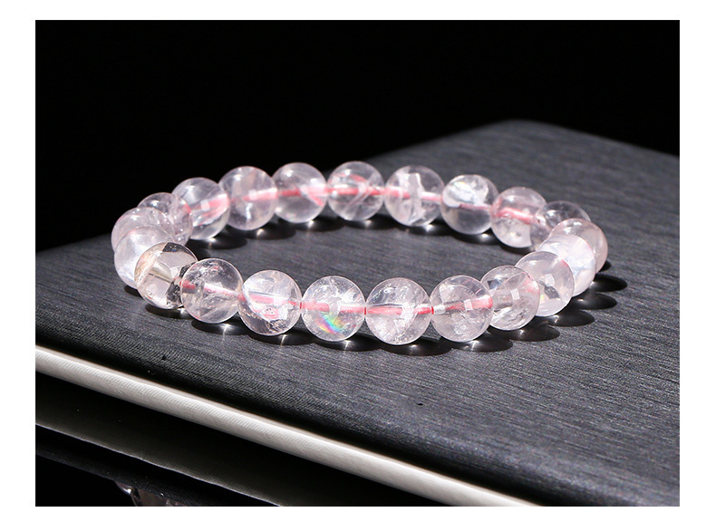JD Jewelry Natural Pink Aries Seven-Color Starlight Crystal Bracelet Fashion High-End Round Bead Accessories For Women