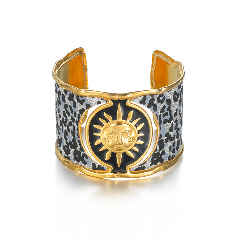 Fashion Stainless Steel Bracelet Design Niche Sunflower Simple Hand Jewelry Women's High-End  Jewelry Wholesale
