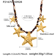 P2167- Gold Necklace 42+5cm