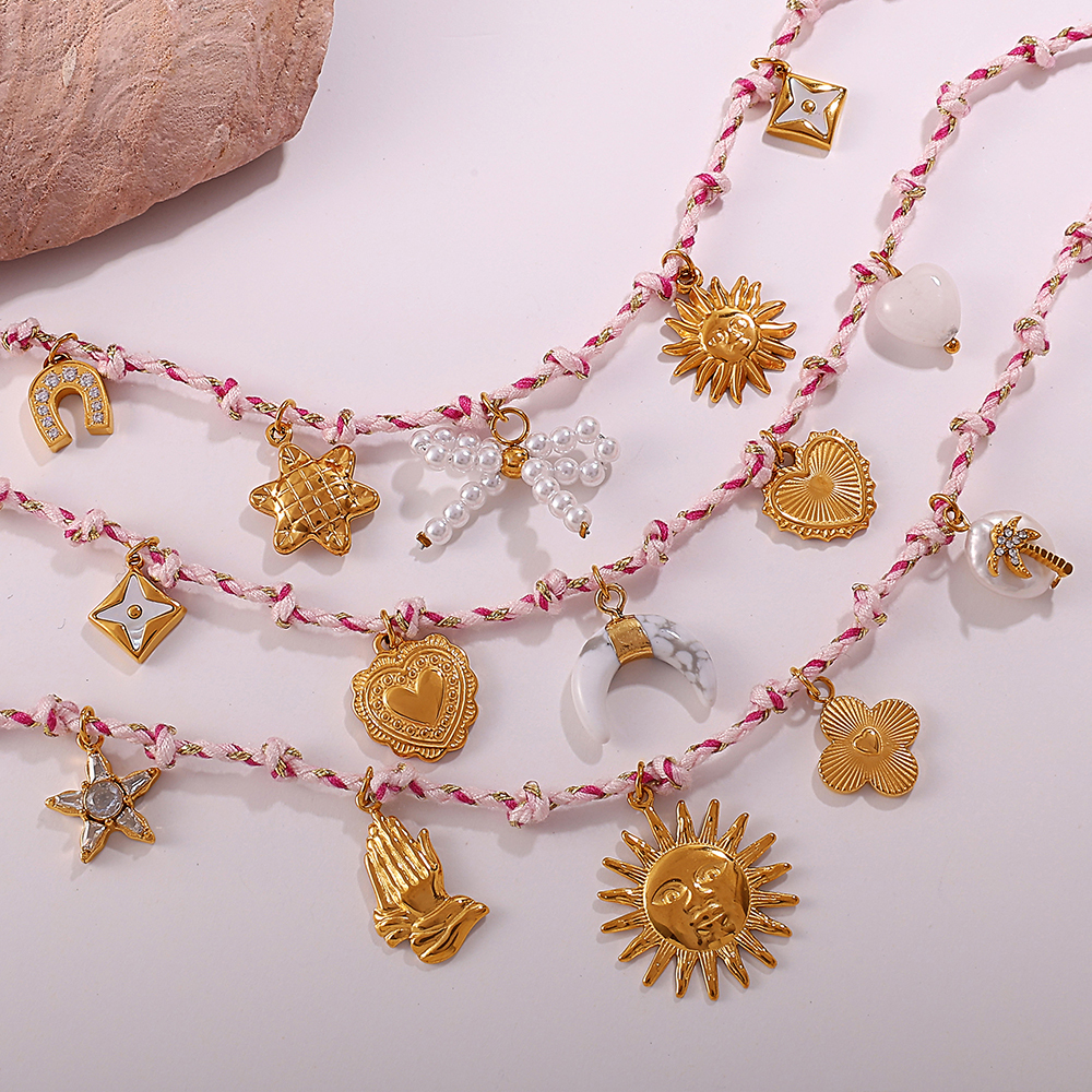 Stainless Steel Pearl Bracelet Luxury Non-fading Titanium Steel Jewelry Pendant Fashionable  Style Accessories