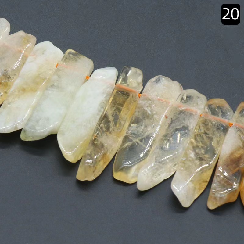 Classical Color Block Natural Stone Beaded Necklace