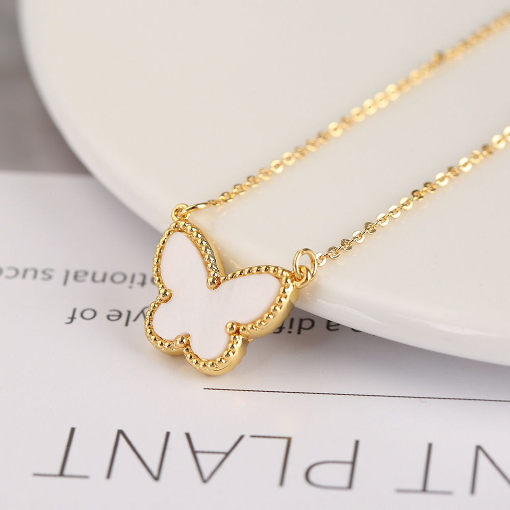 Copper Gold Plated Simple Style Classic Style Plating Butterfly Jewelry Set