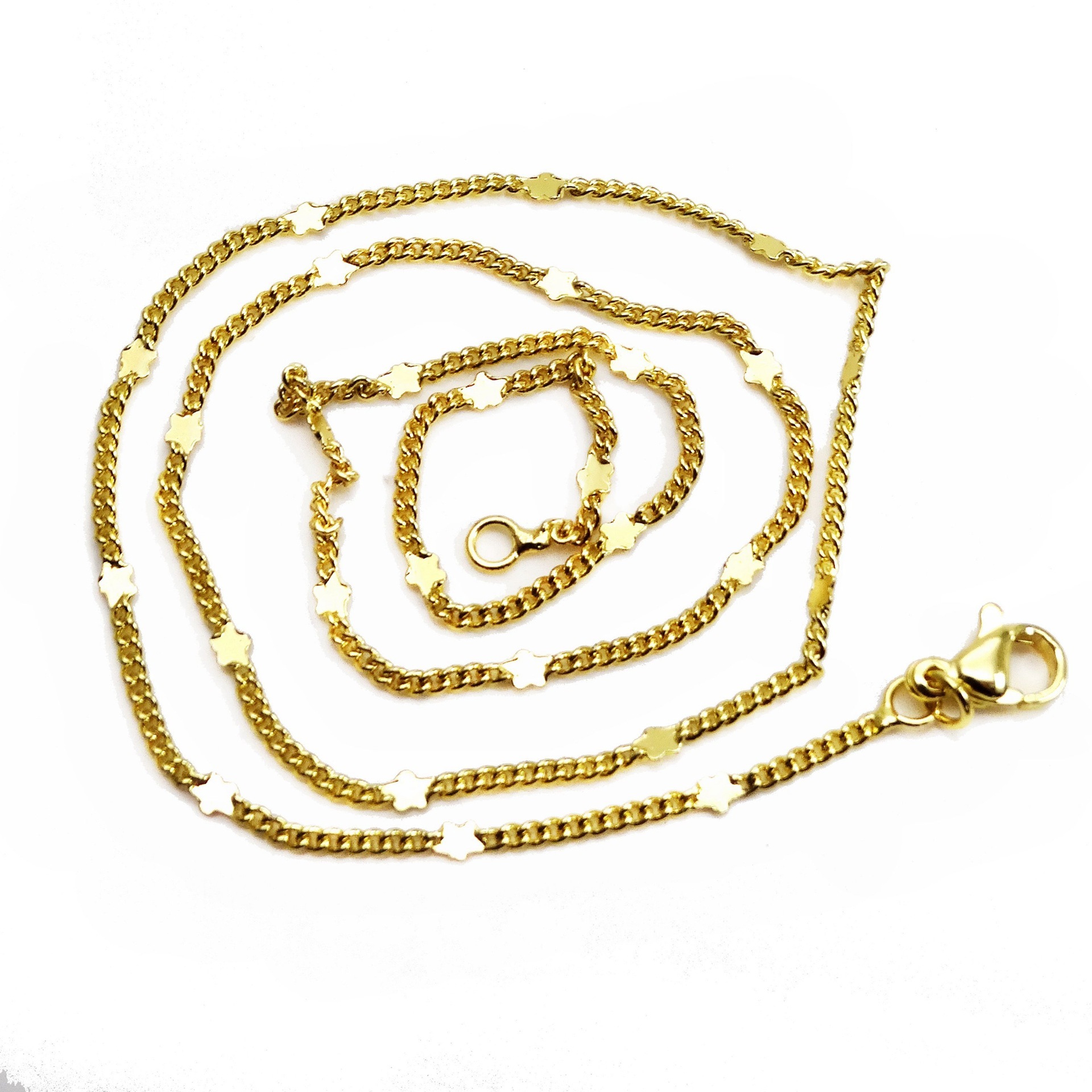 Copper Simple Style Classic Style Plating Solid Color Necklace