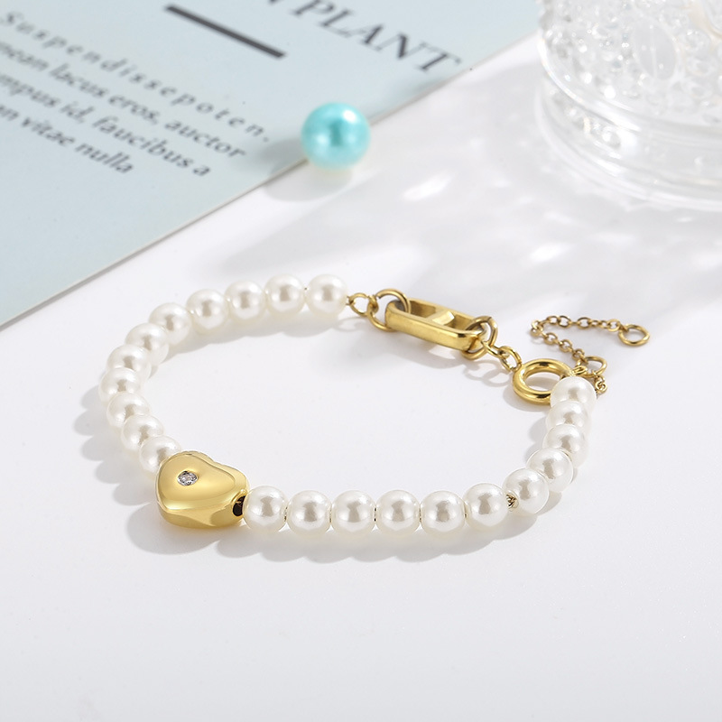 PVD Coated 18K Gold Plated Round 304 Stainless Steel Simple Style Classic Style Waterproof Non Tarnish Jewelry Set