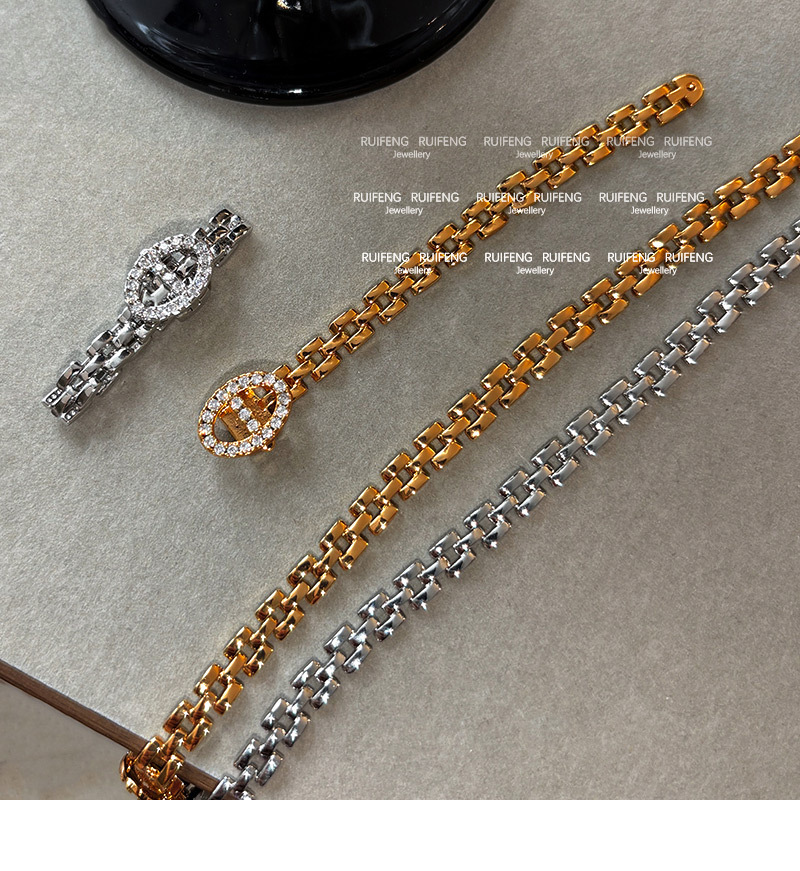 Geometric Brass Elegant Rings Bracelets