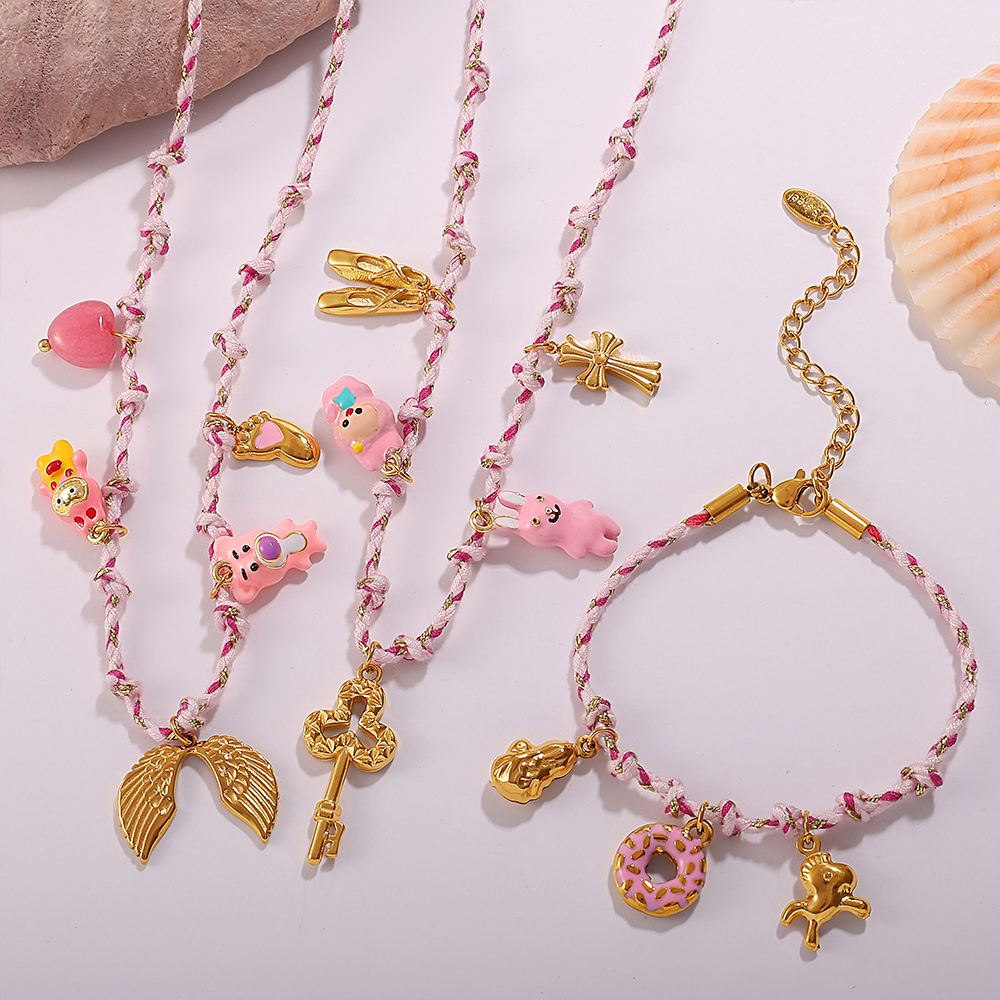 Stainless Steel Pearl Bracelet Luxury Non-fading Titanium Steel Jewelry Pendant Fashionable  Style Accessories