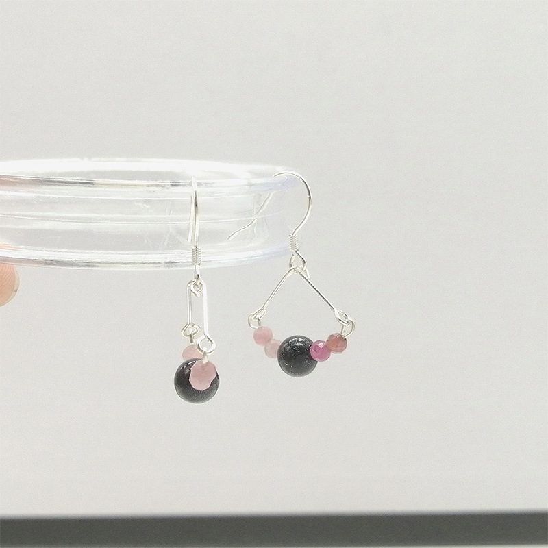 Sweet Style Quartz Earrings Peacock Tail Design Vintage Chinese New Style Women's Jewelry Accessories Geometric Pattern Hoop Earrings