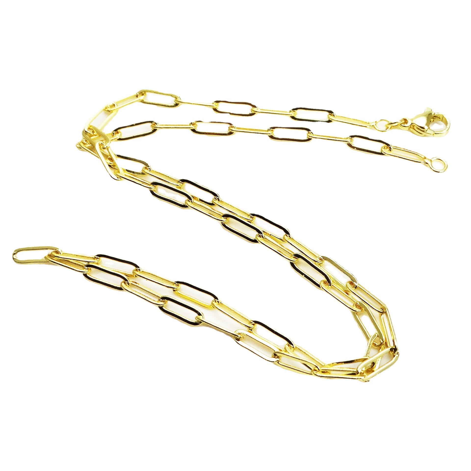 Copper Simple Style Classic Style Plating Solid Color Necklace