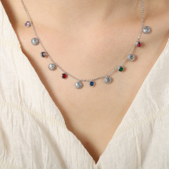 P366-Steel Necklace-40+5cm