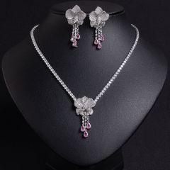 White background pink