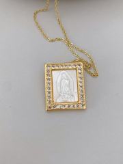 C Necklace-Gold/1.3*1.1cm