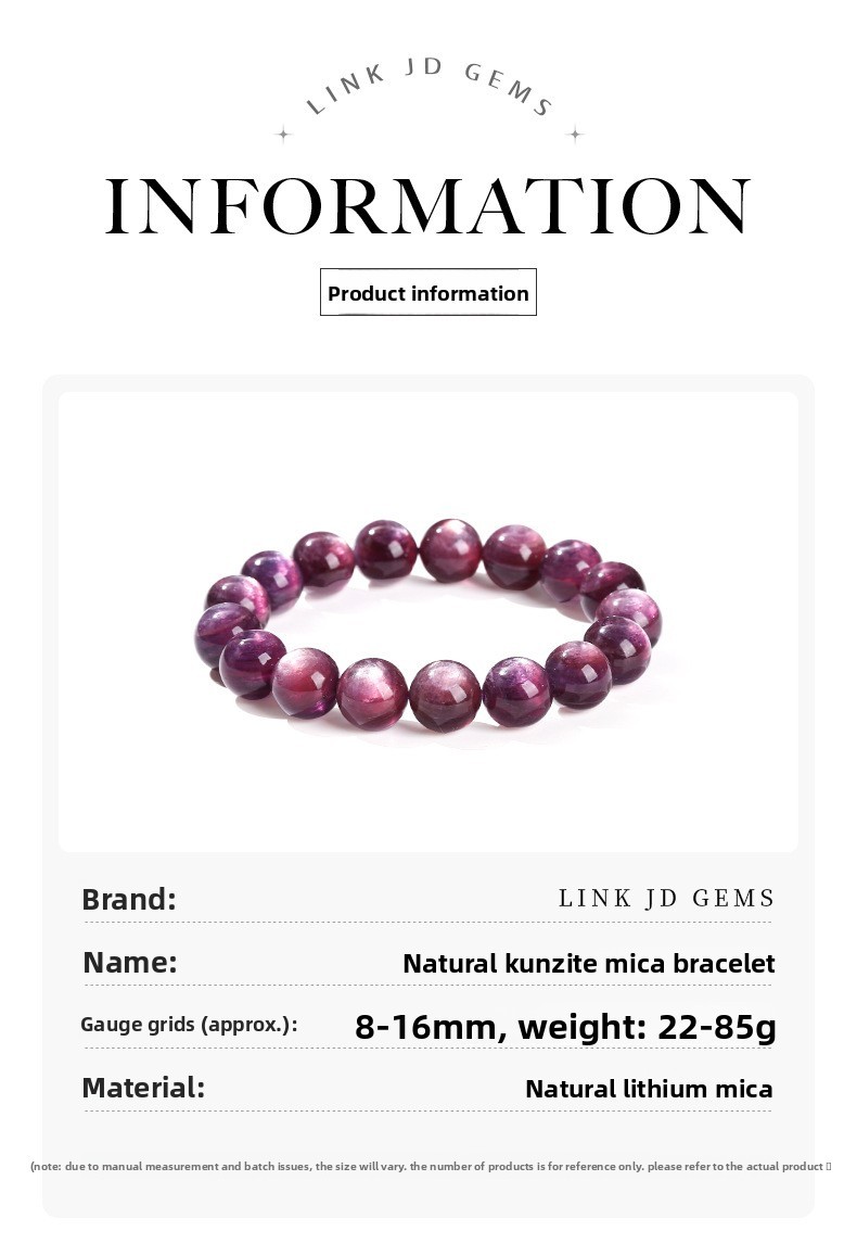 JD Jewelry 7A Natural Amethyst Geometric Pattern Crystal Bracelet Cat's Eye Crystal Purple Grape Fashion Women's Gift Bracelet Simple Style