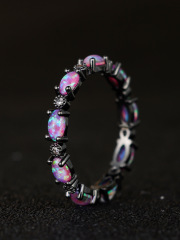 Black Gold Purple Opal