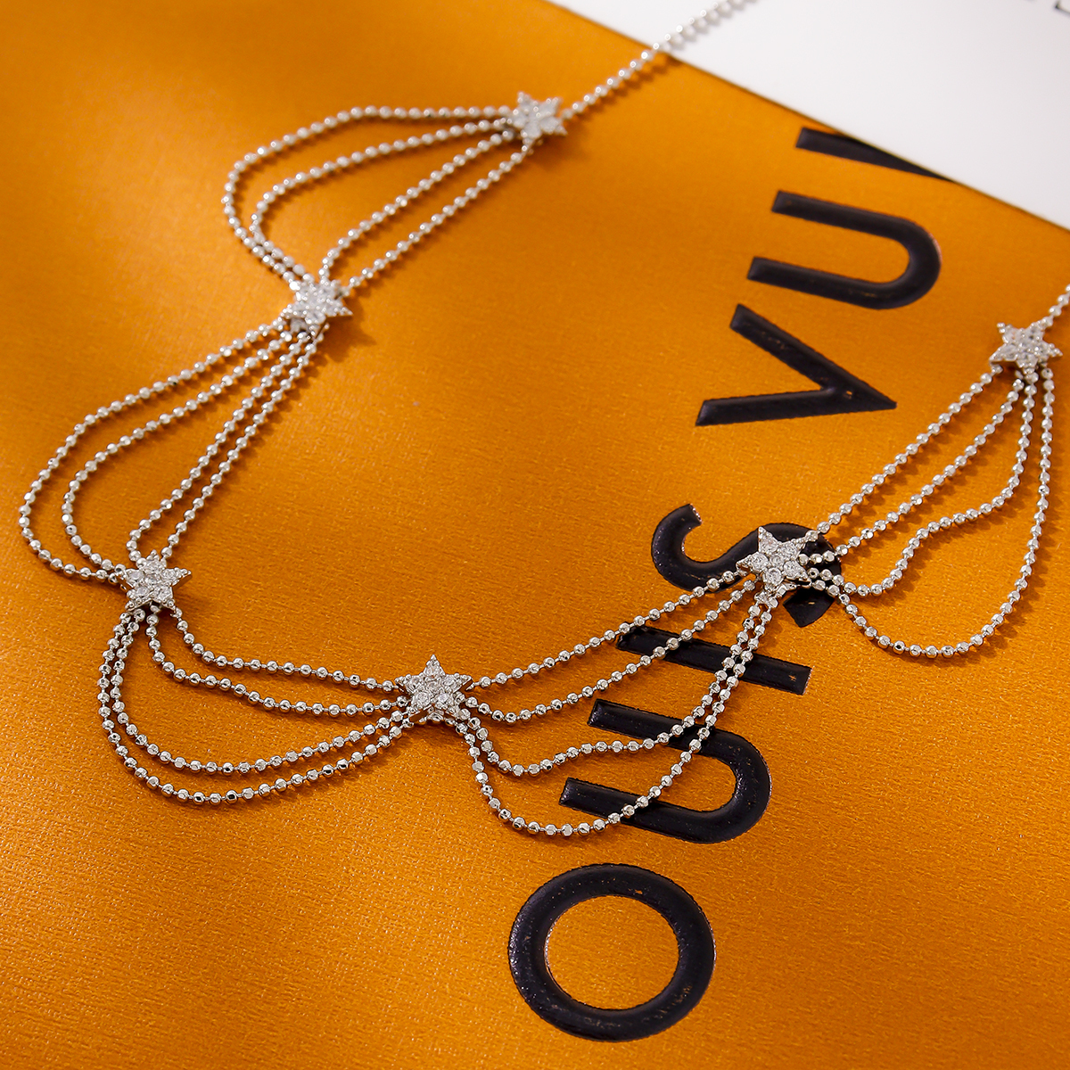 New Dongdaemun Personality Pearl Necklace Women's Elegant Vintage Exaggerated Design Choker Chain Fashion Trend Jewelry