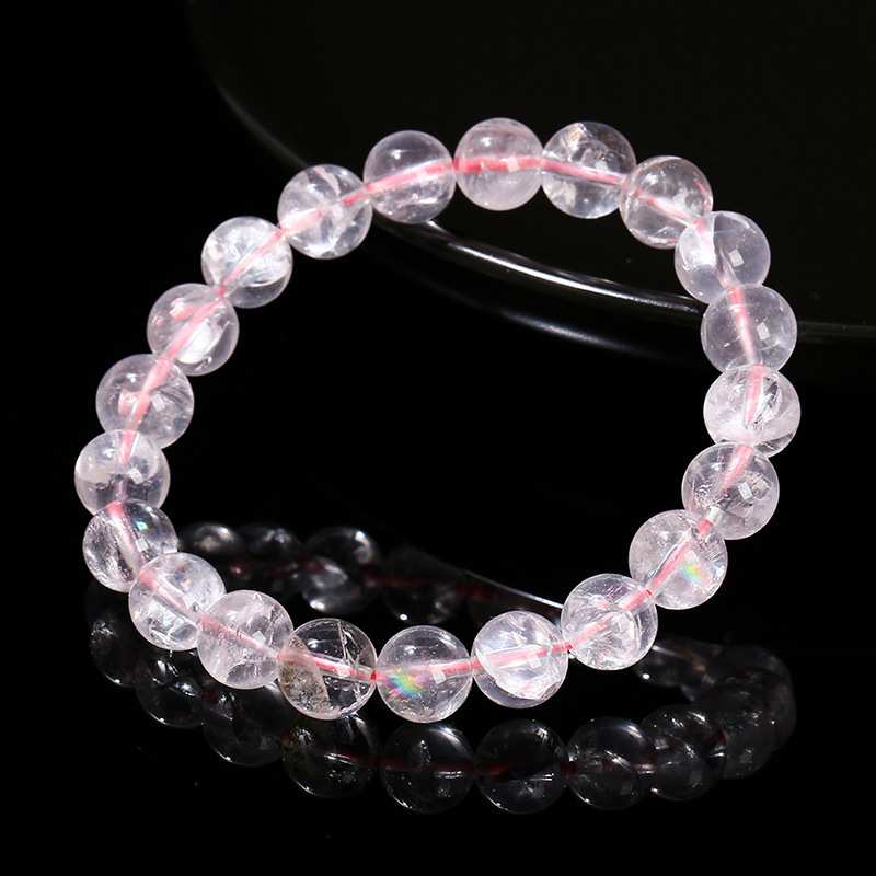JD Jewelry Natural Pink Aries Seven-Color Starlight Crystal Bracelet Fashion High-End Round Bead Accessories For Women