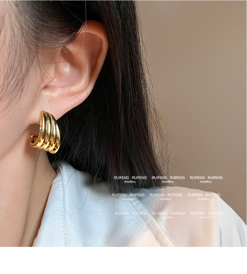 Elegant Classic Style Geometric Brass Women's Earrings