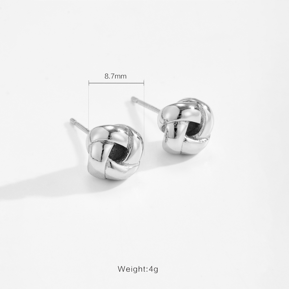 Casual Geometric Line Hoop Earrings  Personality Design Sense Fashionable Elegant Women's Jewelry Accessories