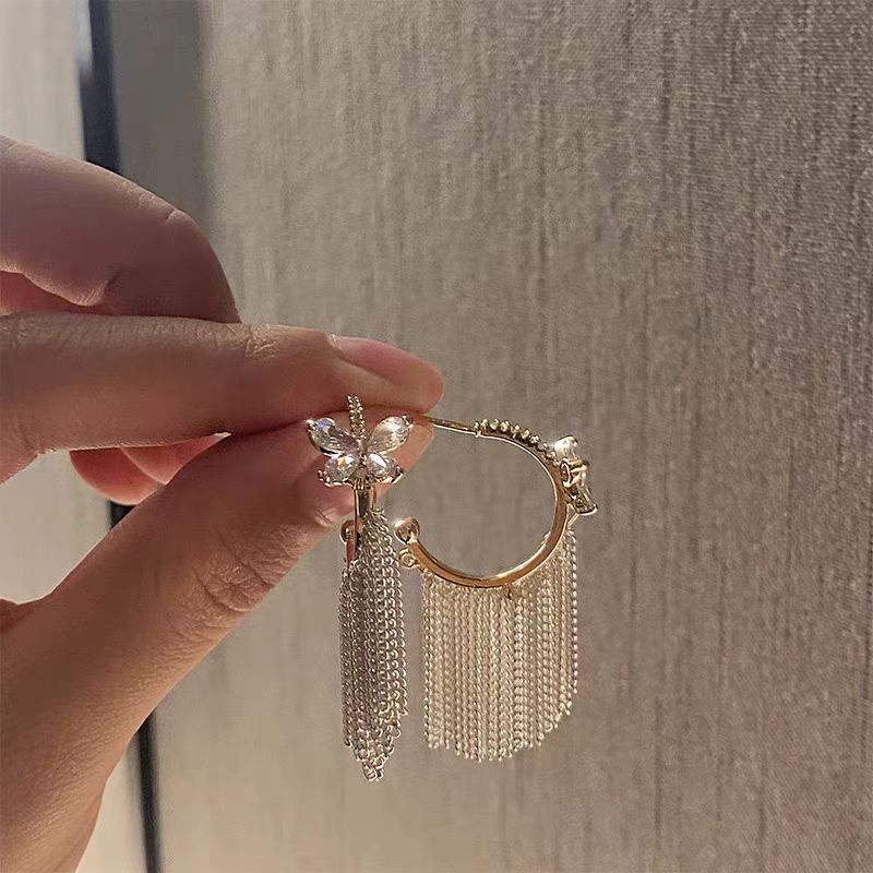 1 Pair Simple Style Classic Style Solid Color Plating Inlay Copper Zircon 18K Gold Plated Drop Earrings