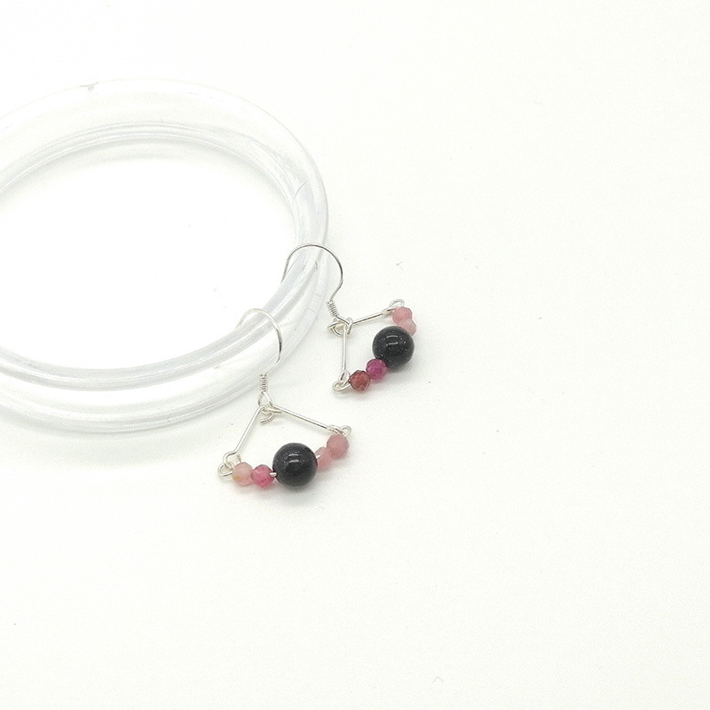 Sweet Style Quartz Earrings Peacock Tail Design Vintage Chinese New Style Women's Jewelry Accessories Geometric Pattern Hoop Earrings