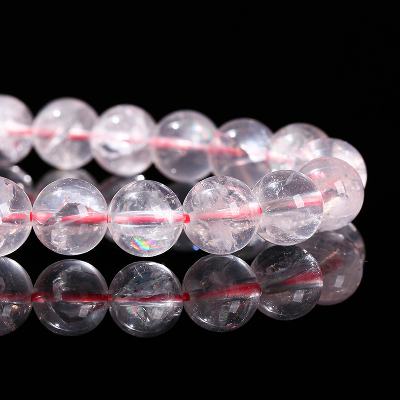 JD Jewelry Natural Pink Aries Seven-Color Starlight Crystal Bracelet Fashion High-End Round Bead Accessories For Women