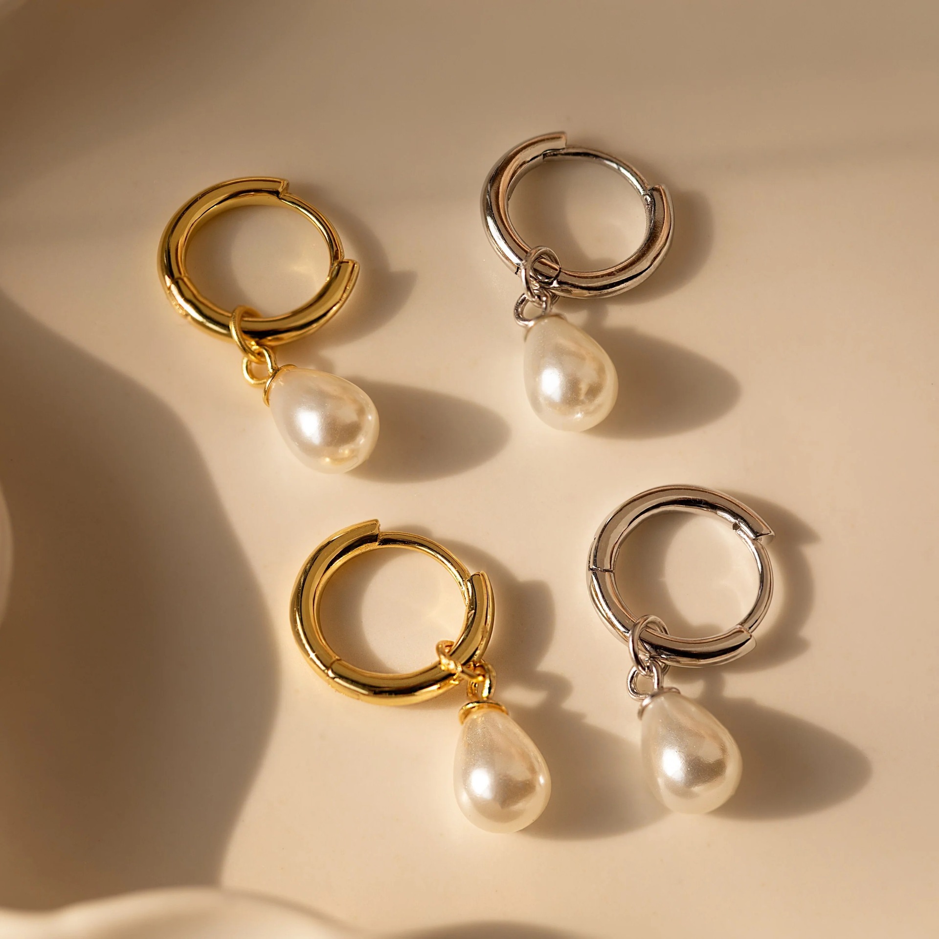 Best-Selling S925 Sterling Silver Freshwater Pearl Earrings Earrings For Women Simple Fashion  Style Earrings