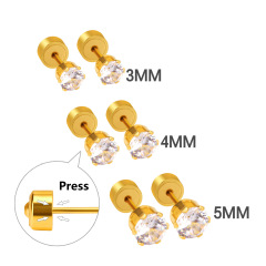 4mm Gold EA600304G