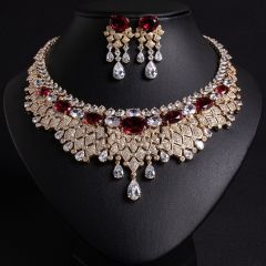 Gold Background Red