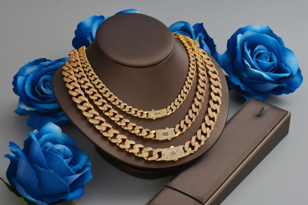 Cuba Titanium Steel Necklace For Men And Women Simple Fashion Couple Lockbone Chain Personality Hip Hop Bracelet Accessories