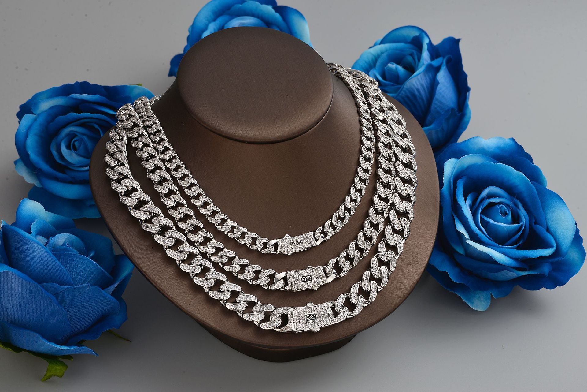 Cuba Titanium Steel Necklace For Men And Women Simple Fashion Couple Lockbone Chain Personality Hip Hop Bracelet Accessories