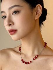 White Gold Color Chain Clause