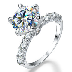 3 Karat (White Moissanite)