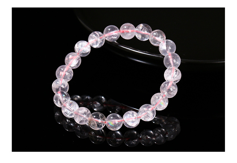 JD Jewelry Natural Pink Aries Seven-Color Starlight Crystal Bracelet Fashion High-End Round Bead Accessories For Women