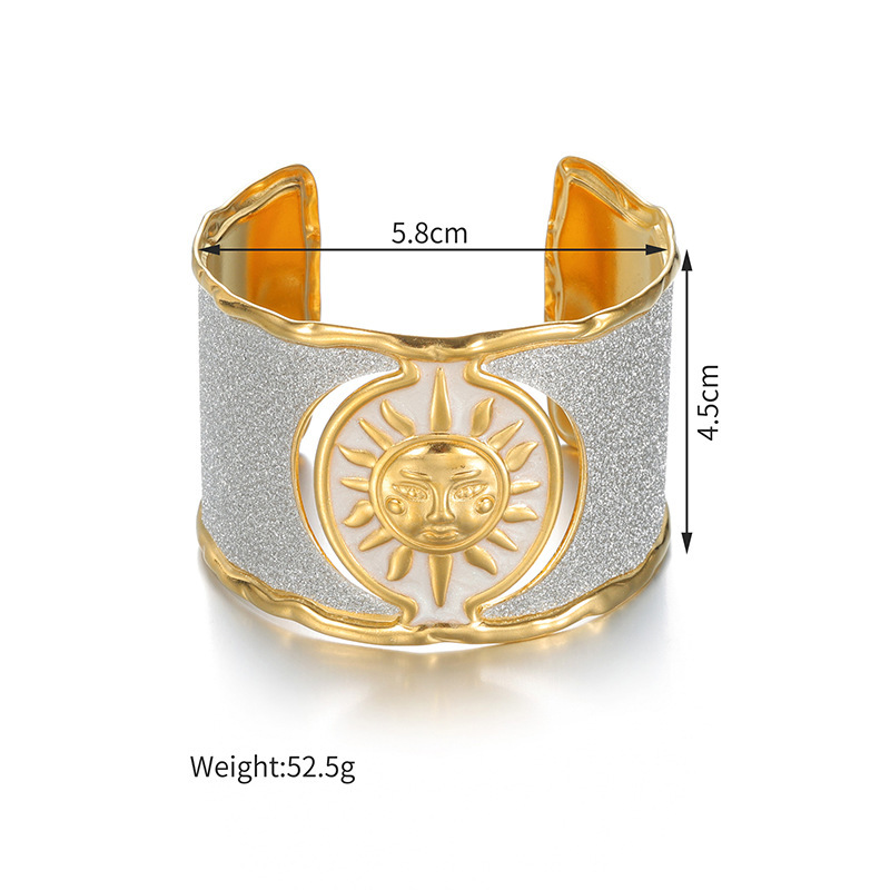 Fashion Stainless Steel Bracelet Design Niche Sunflower Simple Hand Jewelry Women's High-End  Jewelry Wholesale