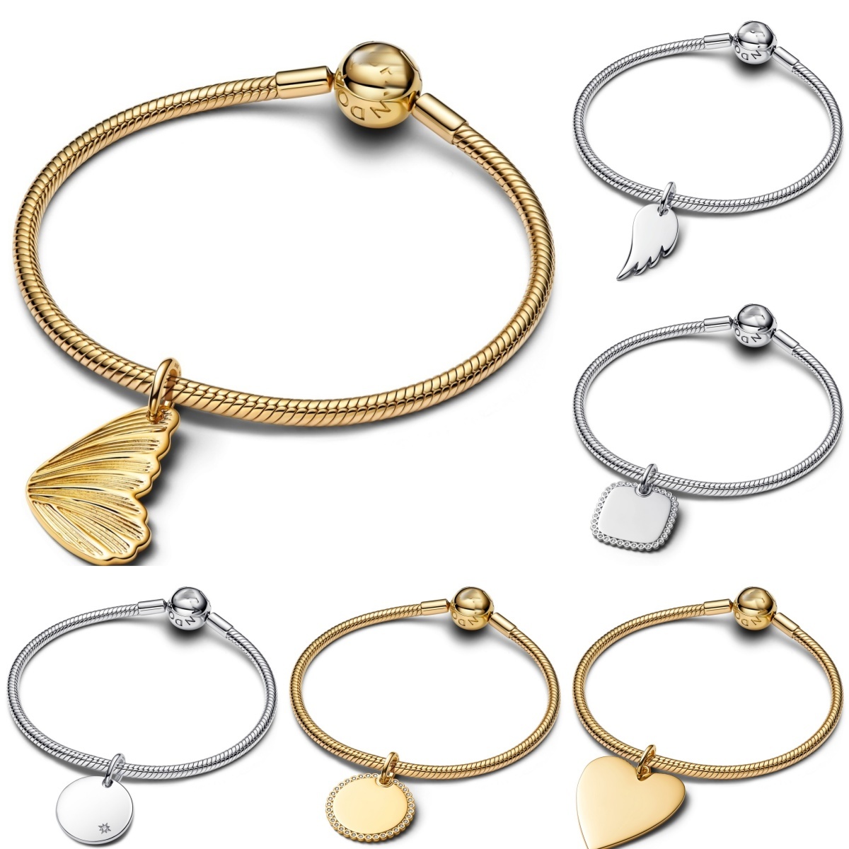 Gold Plated Silver Heart Shaped Open Hand Bracelet Fashionable Round Classic Jewelry Gift For Party Date Birthday Festival