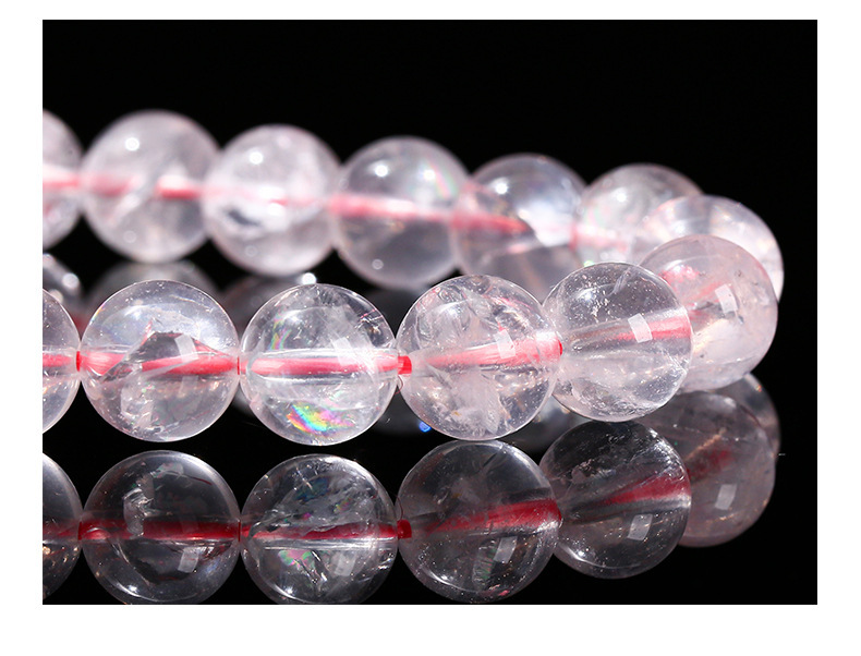JD Jewelry Natural Pink Aries Seven-Color Starlight Crystal Bracelet Fashion High-End Round Bead Accessories For Women
