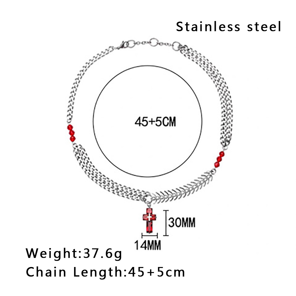 Chengbo S925 Sterling Silver Calendered Car Flower Cross Chain Women's O-chain Short Clavicle Necklace Pendant Chain Wholesale