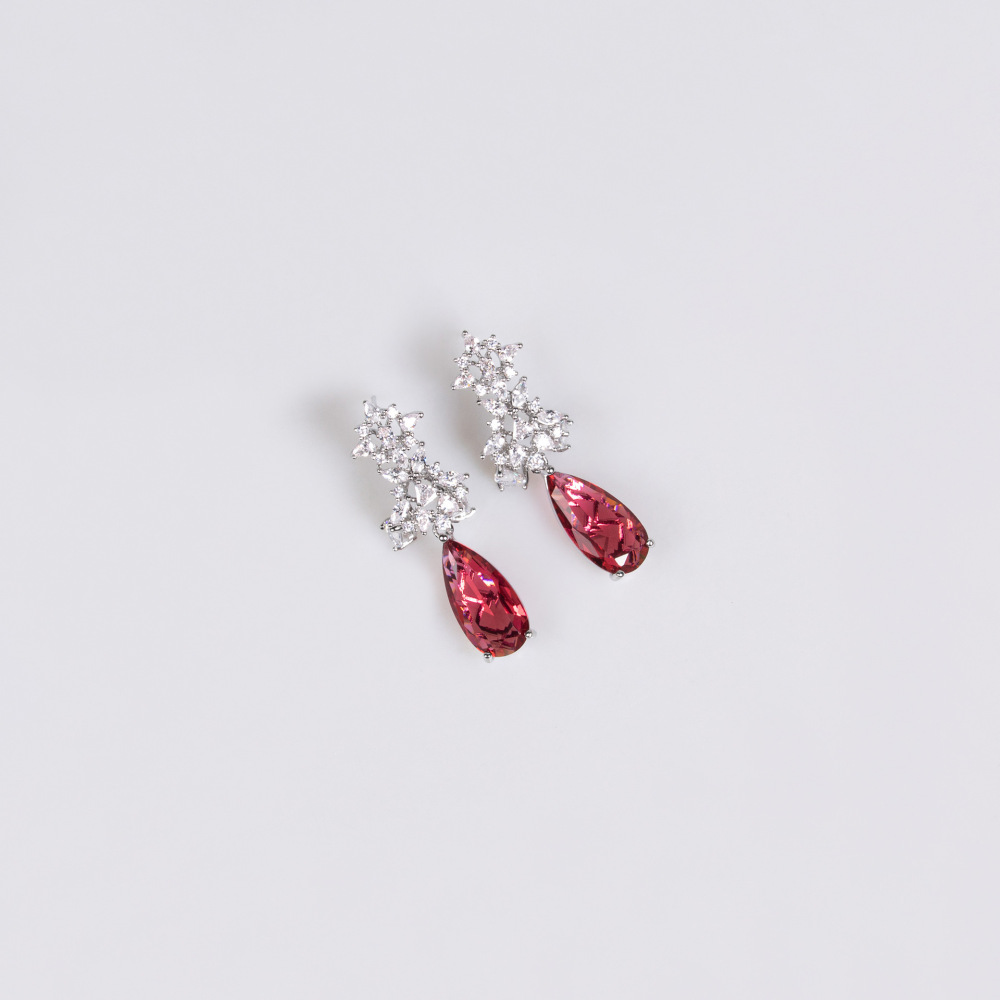 Double Layer Pearl Zircon Necklace Set With Waterdrop Earrings For Banquet Dresses  Style Jewelry Accessories