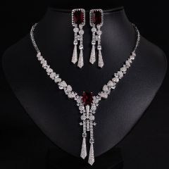 White Background Red Zirconium