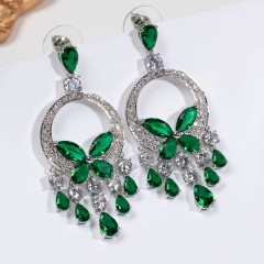 29226 Earrings Green