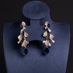 Gold Background Blue