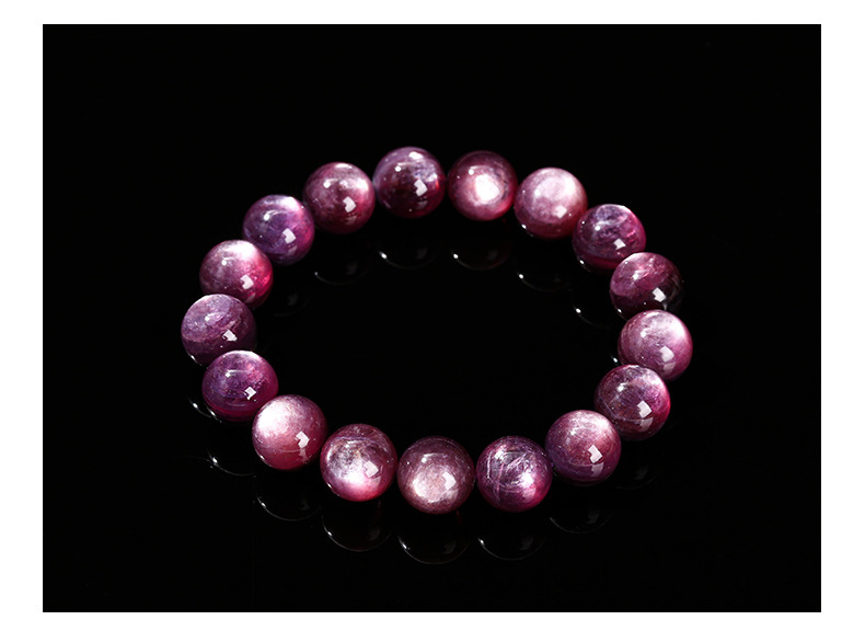 JD Jewelry 7A Natural Amethyst Geometric Pattern Crystal Bracelet Cat's Eye Crystal Purple Grape Fashion Women's Gift Bracelet Simple Style