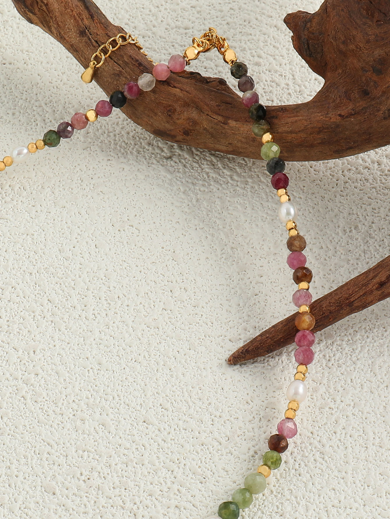 IG Style Modern Style Heart Shape Natural Stone Freshwater Pearl Beaded Women's Pendant Necklace