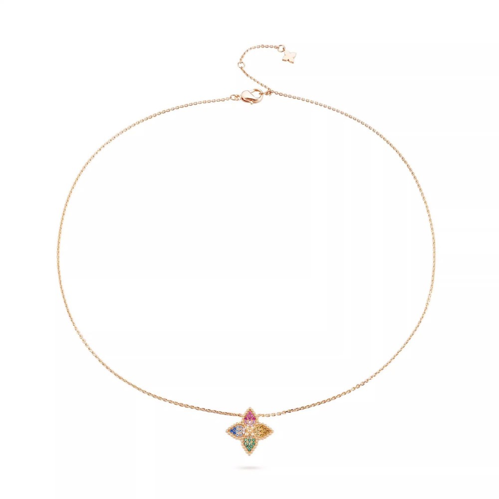 Luxurious Colorful Dopaamine Necklace And Earring Set For Women With Leaf Design Fake Diamond Fashion Jewelry Accessories