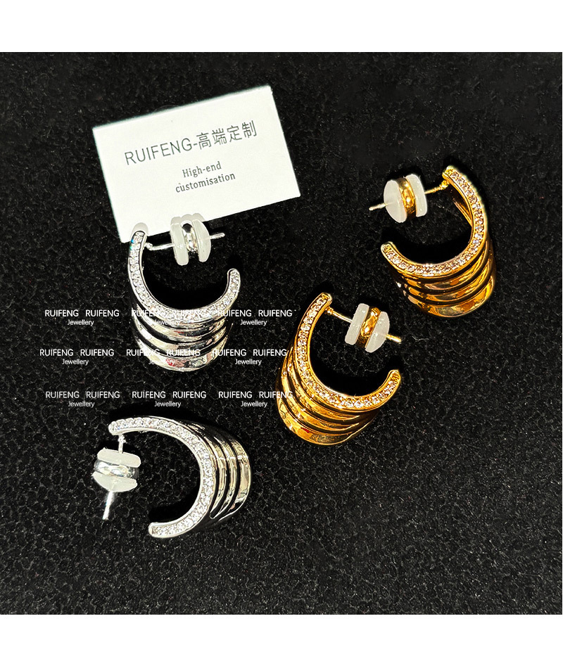 Elegant Classic Style Geometric Brass Women's Earrings