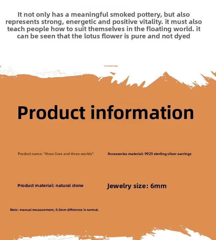 New Chinese Style Colorful Beaded Women's Earrings S925 Silver Studs Geometric Pattern Crystal Simple Design Jewelry Accessories