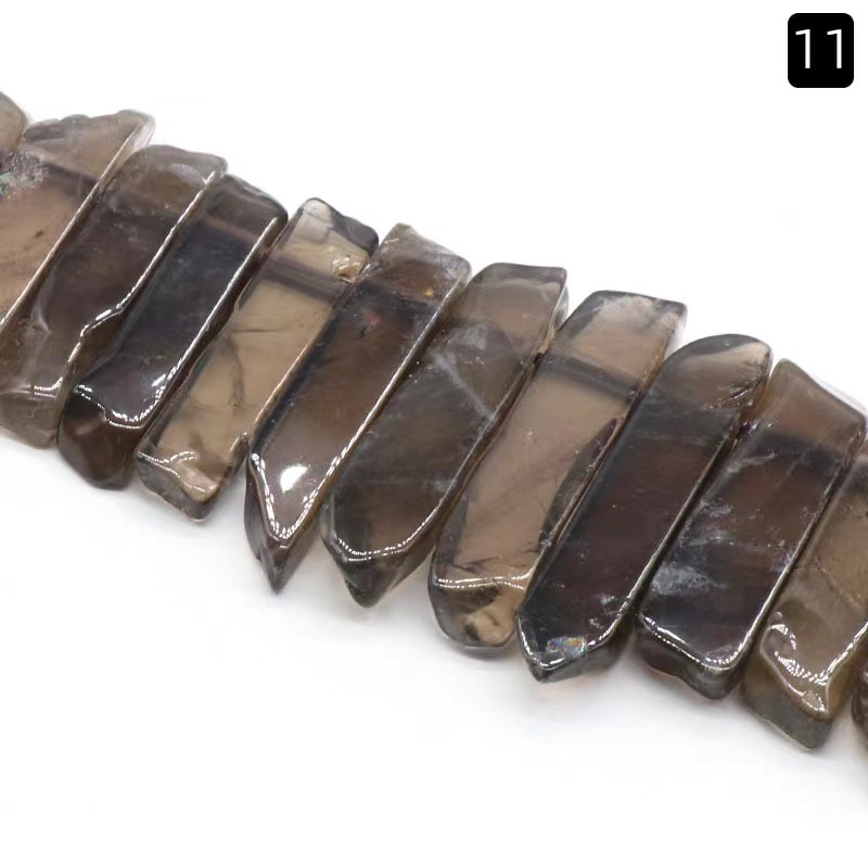 Classical Color Block Natural Stone Beaded Necklace