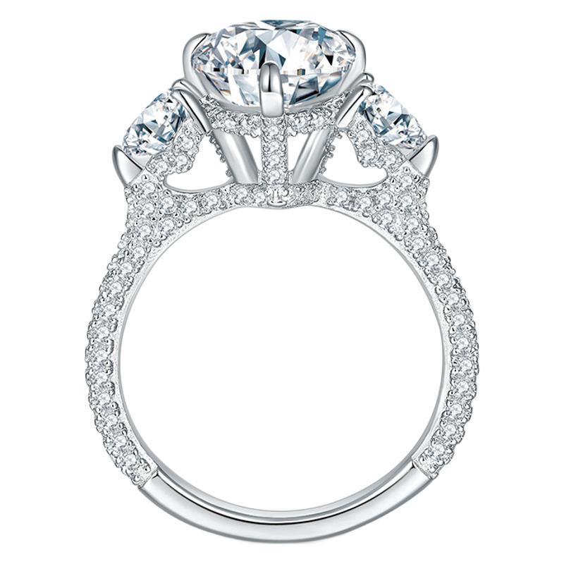 Moissanite Rings Geometric